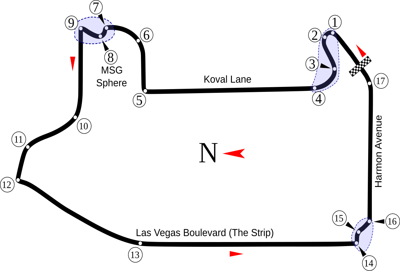 Las Vegas F1 Grand Prix 2025: Race Start Time & TV Channel
